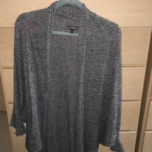 Express Black Speckled Cardigan